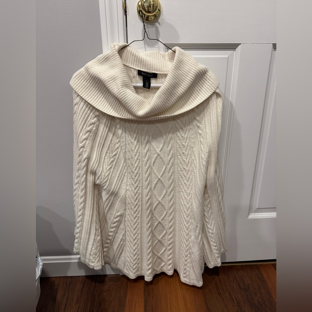 Womans poncho sweater